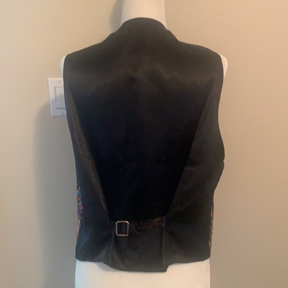 Santa Fe Duds vintage embroidered western vest one size fits all - Picture 5 of 10